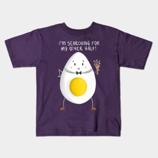 Romantic Boiled Egg Kids T-Shirt